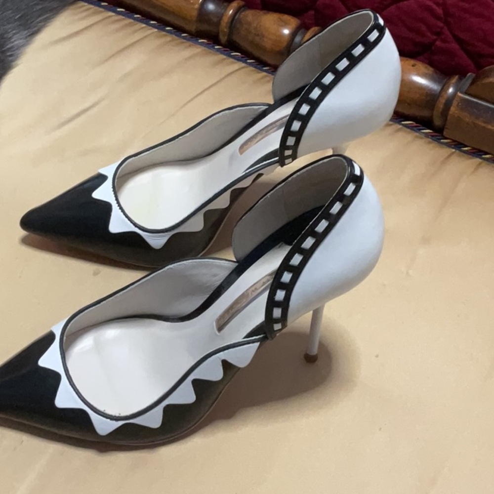 Sophia Webster Black and White Heels